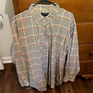 Men's Land's End Plaid Button Down